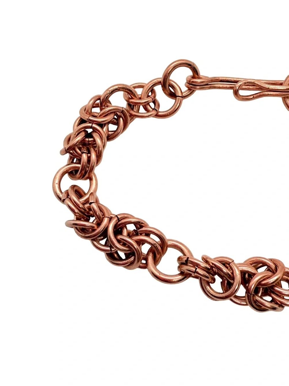✨ Gorgeous Handmade Byzantine Love Knot Chainmaille Bracelet ✨